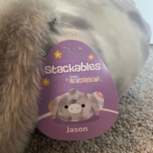 Jason the Donkey Stackable Squishmallow - Picture 2 of 2